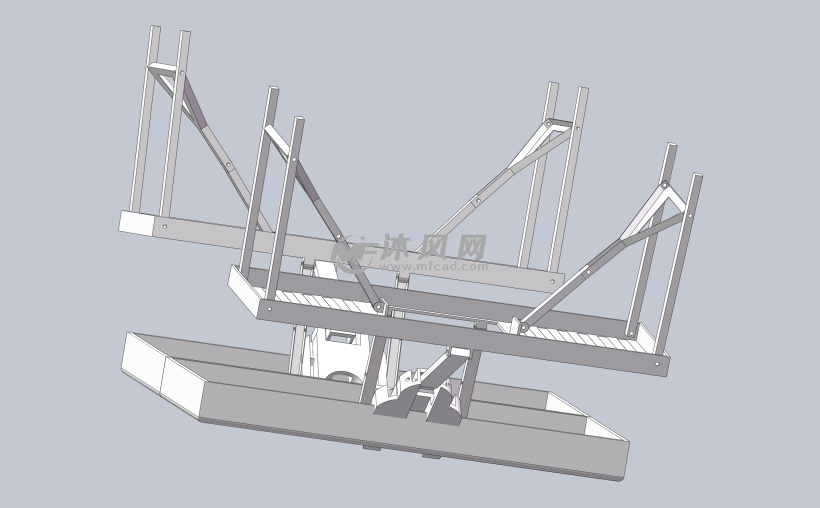 折叠桌椅模型设计