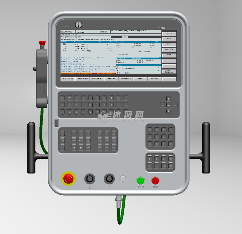 加工中心控制面板