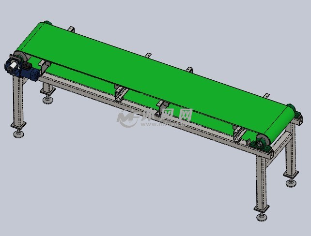 皮带运输机三维