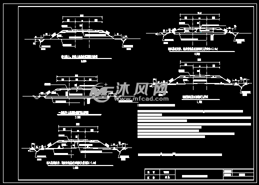 新建鐵路低矮路堤基床處理設計詳圖