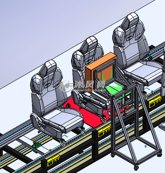 汽车座椅加热除皱 - 机械加工图纸 - 沐风网