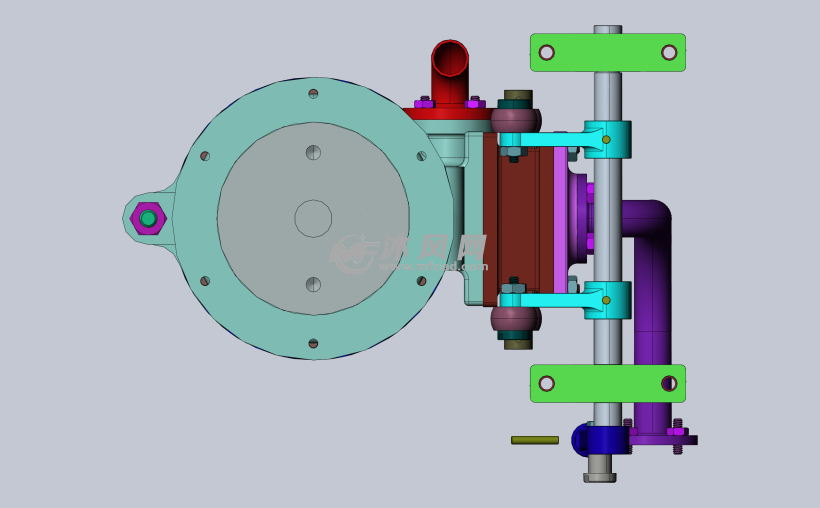 零部件模型 泵 往复泵 上传图纸补贴活动 免费发布设计需求,沐风签约