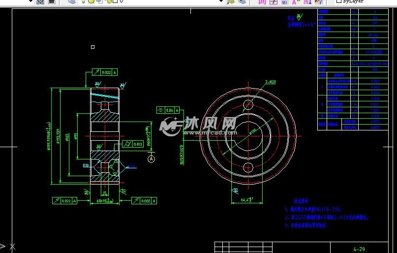 技術要求 1,熱處理正火硬度hb170-210