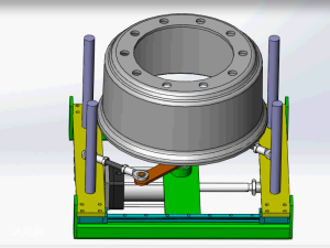 圆形物件输送对中装置