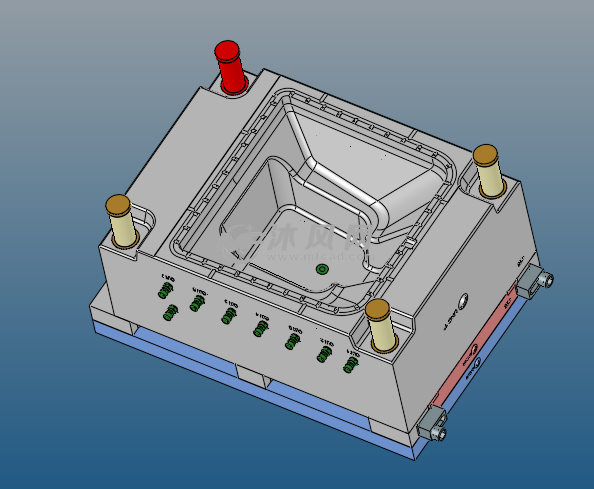 经典机壳罩子模具3d