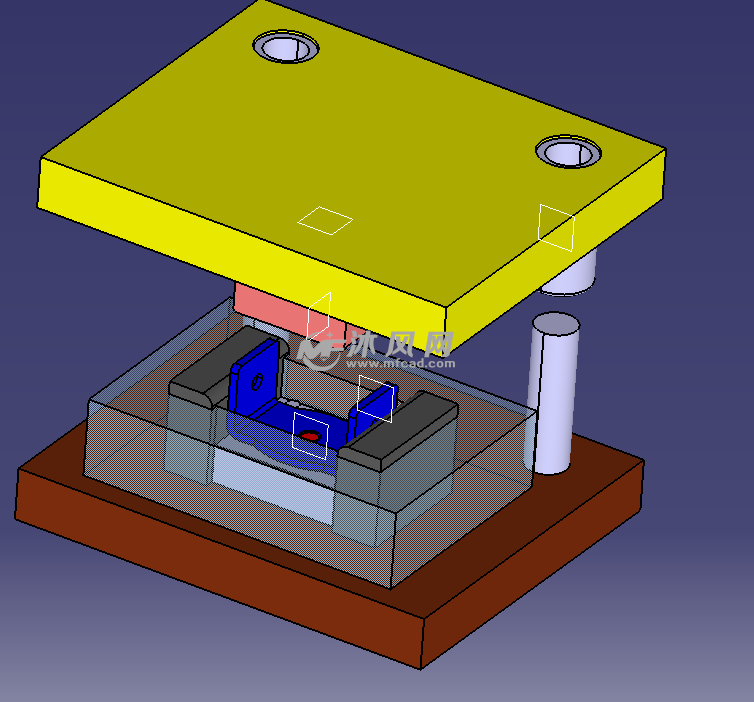u型钣金5mm厚成型模