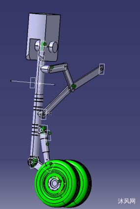 catia起落架图纸下载_catia免费图纸,设计模型大全 - 沐风网
