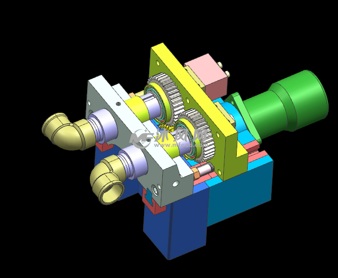 90度弯头管件模具螺纹弯头模具