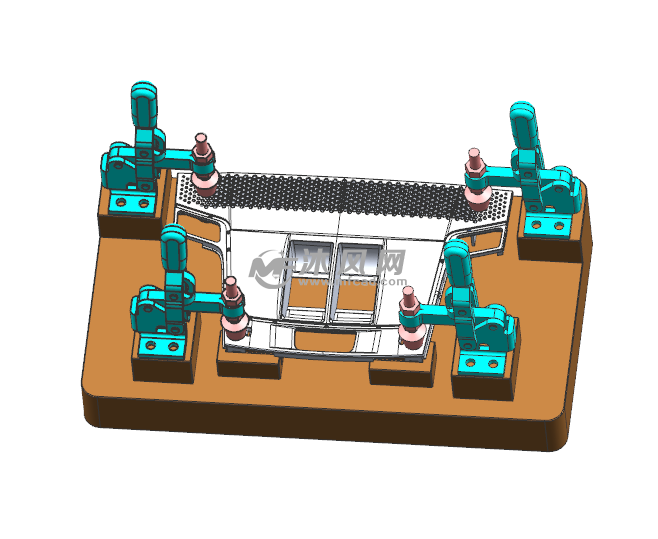 汽車中空板檢查治具圖