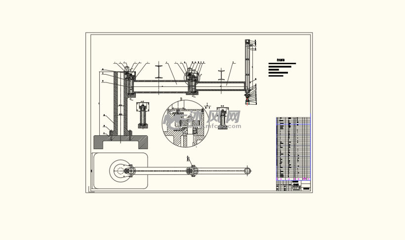 桌面四轴搬运机器人及二指手爪 - 设计方案图纸 - 沐风网