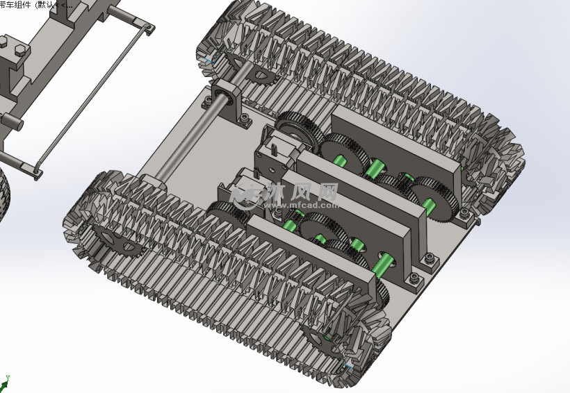 履带车模型设计图纸