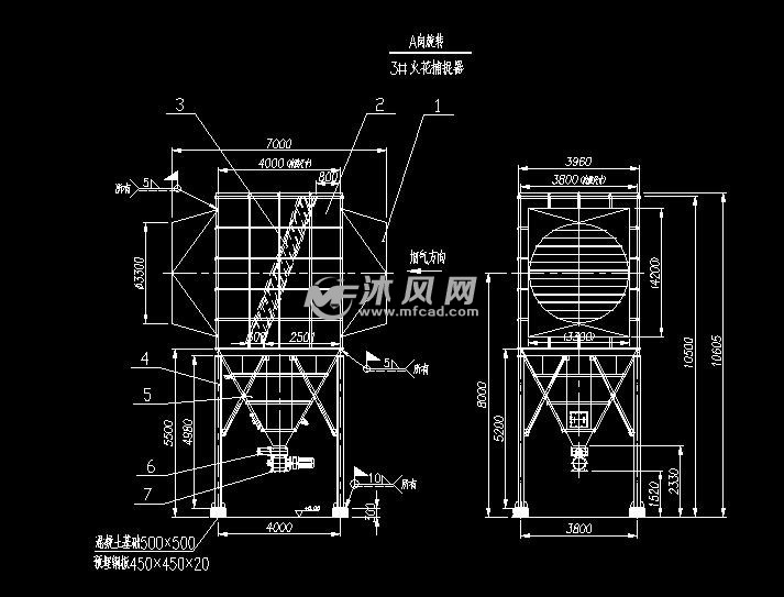 转炉二次除尘火星捕集器 - 通用设备图纸 - 沐风网