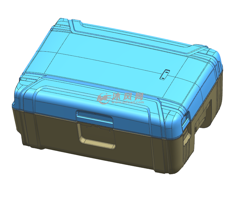行李箱外壳,密码箱外壳 - 日常用品图纸 - 沐风网