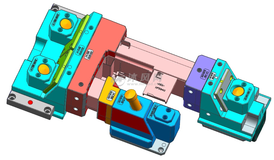 滑块侧抽示意图