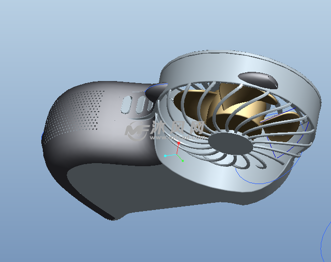 仿生小风扇三维模型图纸
