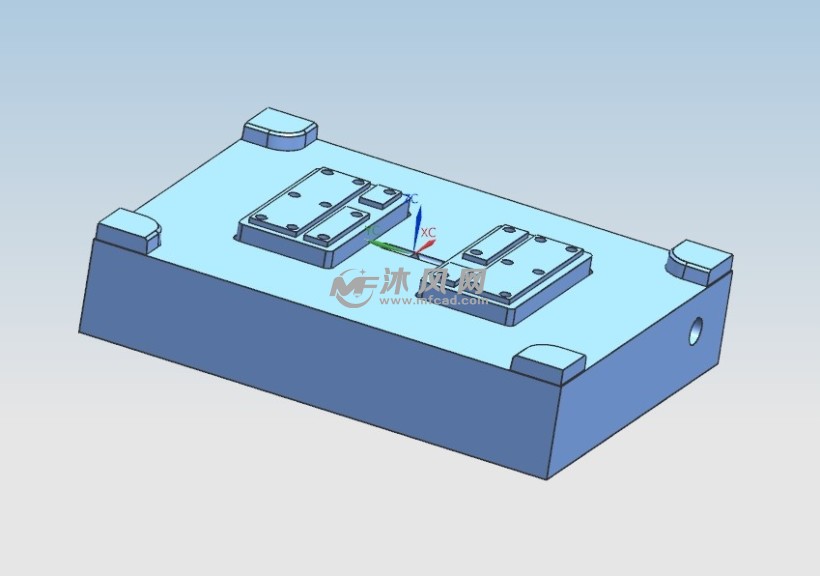 电池盒注塑模具设计-注射模