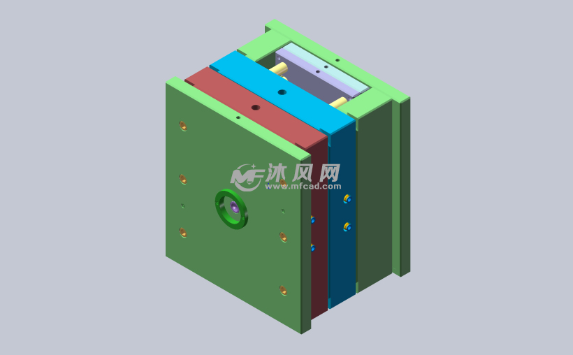 足部按摩器透风网格模具设计