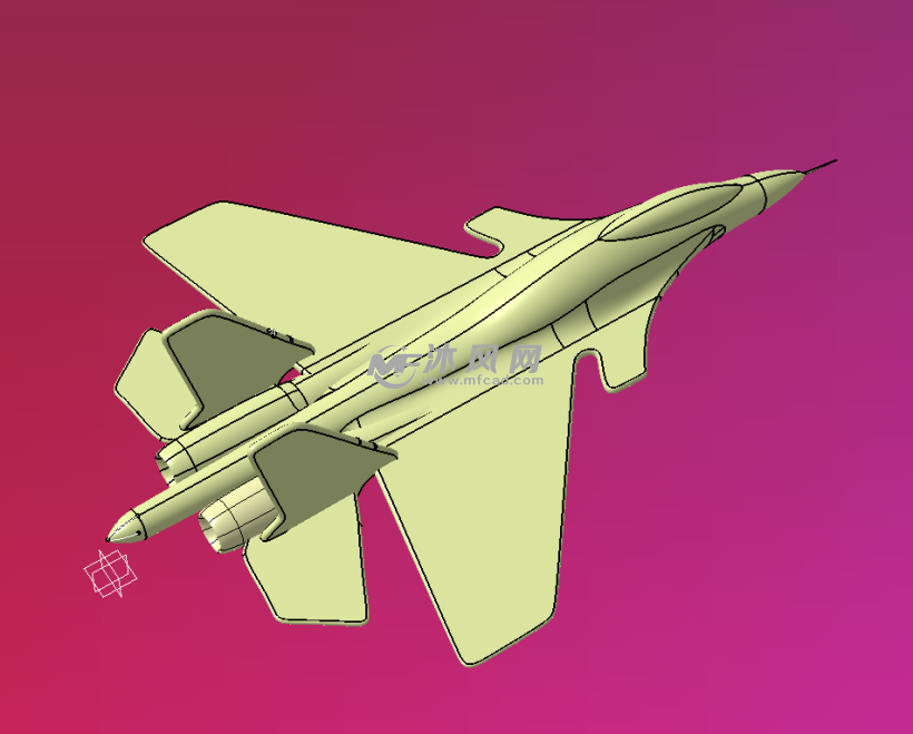 苏27飞机模型设计 