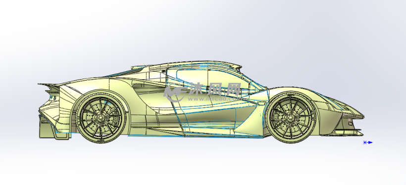 路特斯莲花跑车 evija - 乘用车图纸 - 沐风网