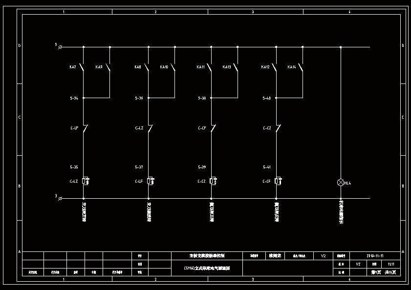 c5116立式车床的数控化改造电气原理图