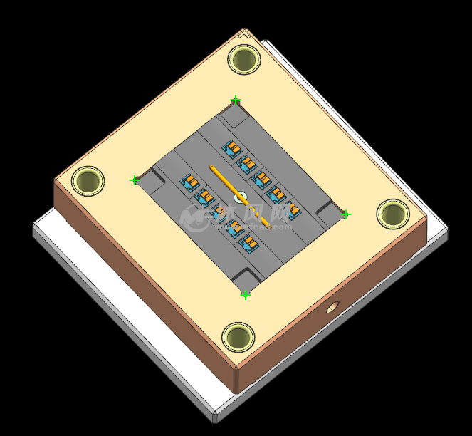 显示器卡线端子模具设计