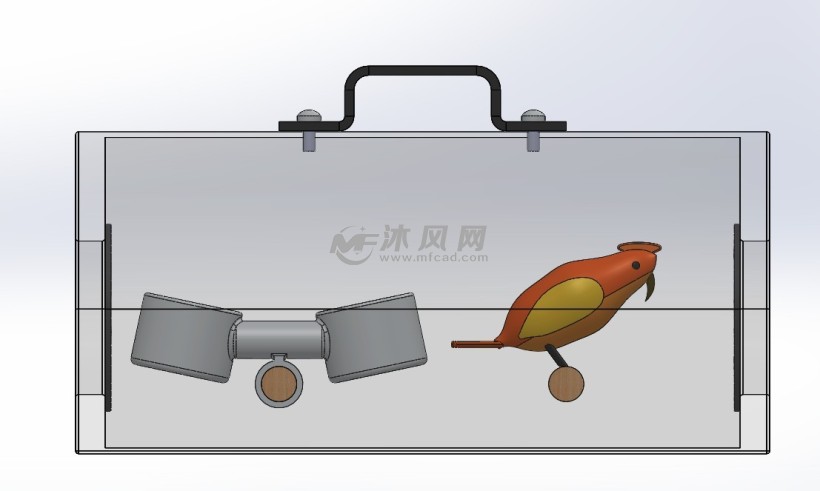 便携式鸟笼 - 日常用品图纸 - 沐风网