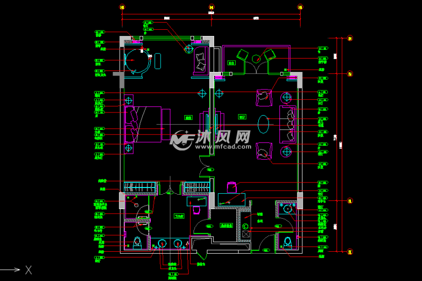 豪华文化主题酒店行政套房装修图纸