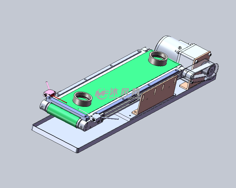非标皮带输送机辅助视图