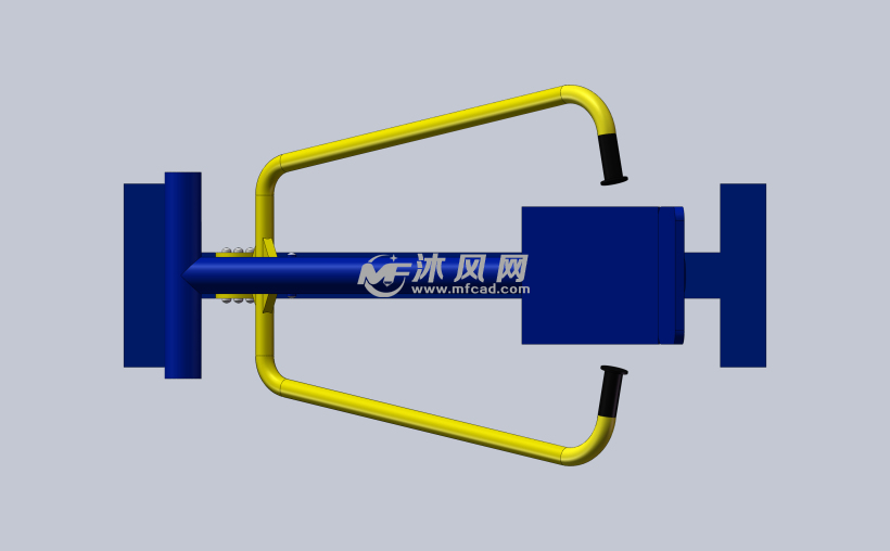 户外健身器 - 运动器材图纸 - 沐风网