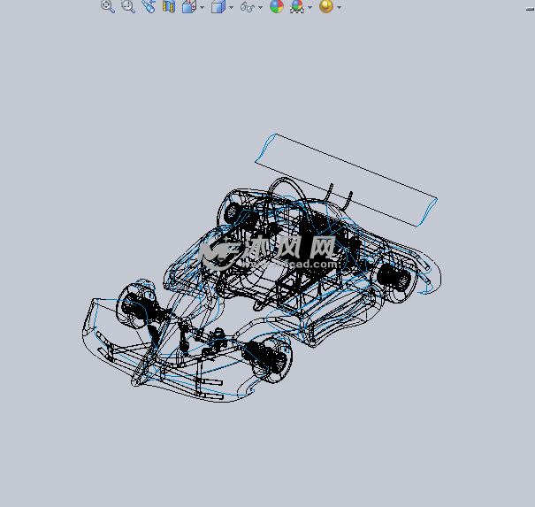 电动卡丁车设计模型 - 玩具公仔图纸 - 沐风网
