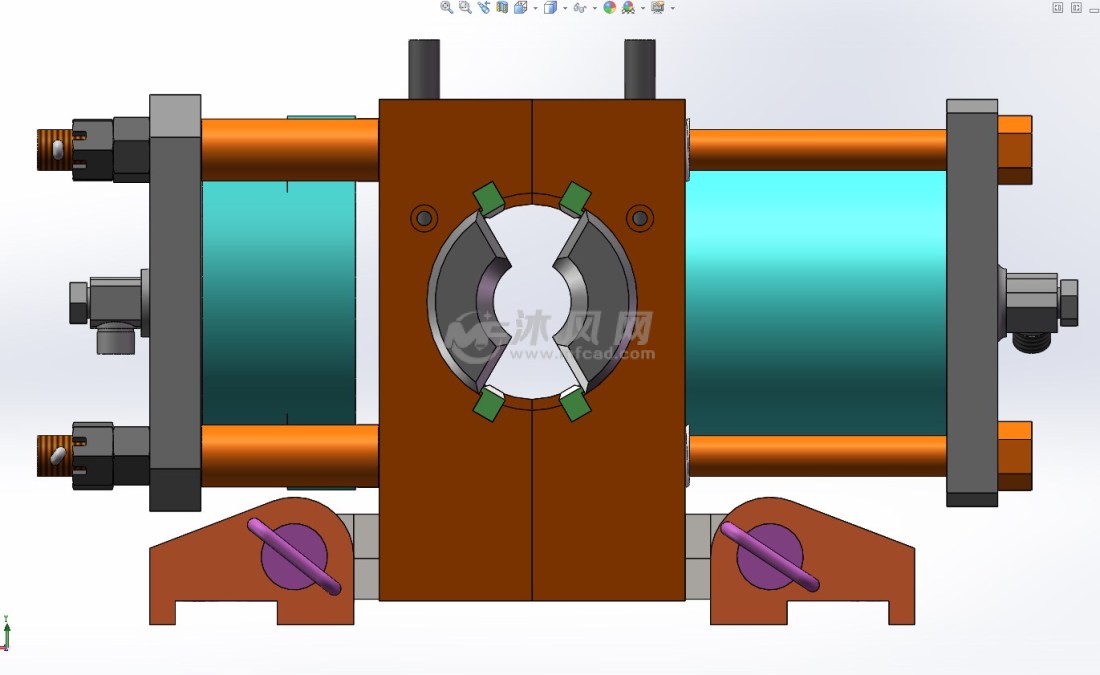 光圆钻杆用夹持器