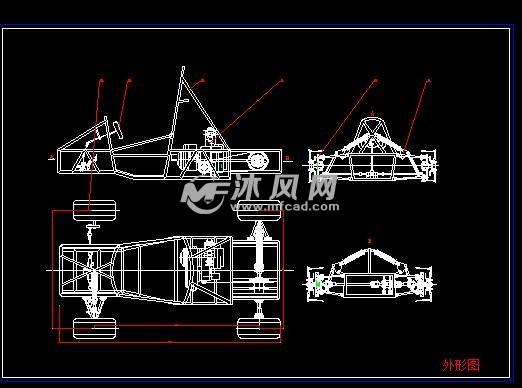 赛车模型制作图纸图片