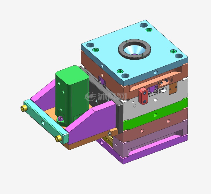 矿泉水瓶盖模具设计
