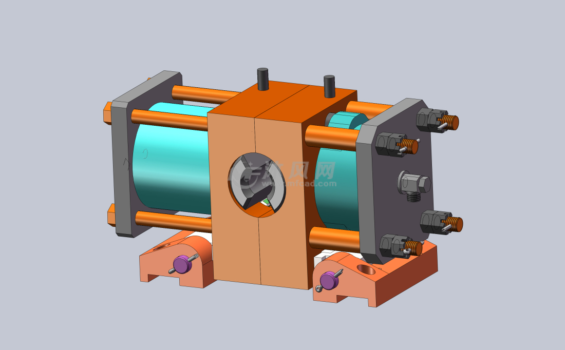 光圆钻杆用夹持器
