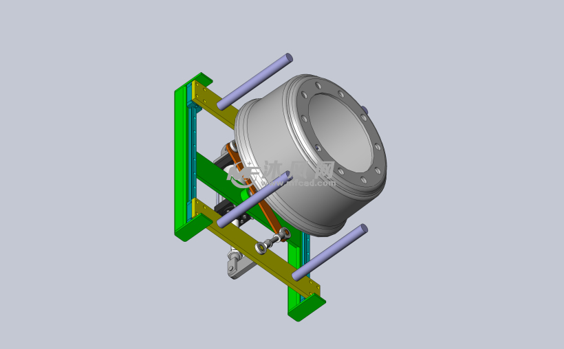 圆形物件输送对中装置