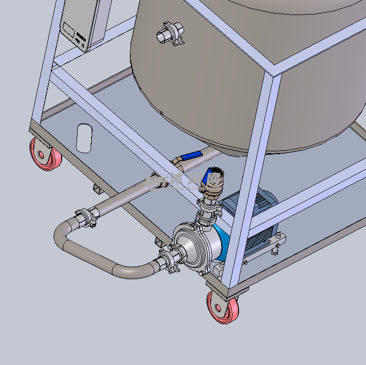 移动储液罐模型