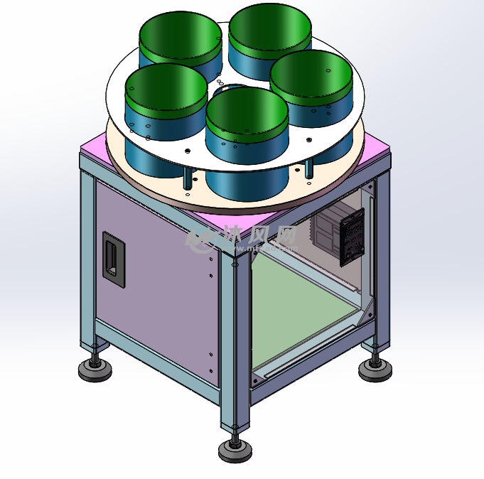 旋转收料台多工位旋转收料架