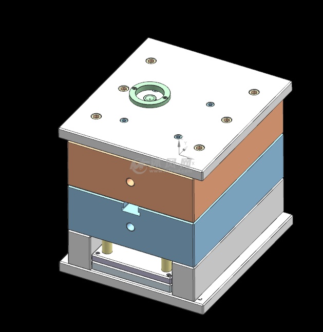 打印机碳粉盖模具设计