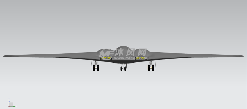 b2幽灵隐身轰炸机 - 航空航天图纸 - 沐风网