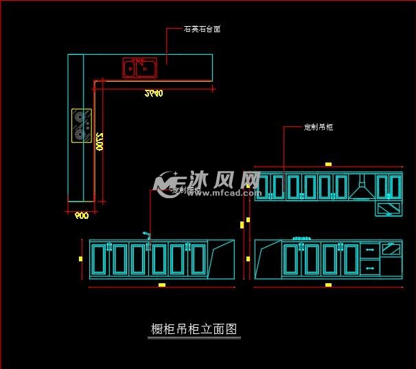 驗站儀器用房裝飾工程- cad建築圖紙 - 沐風網