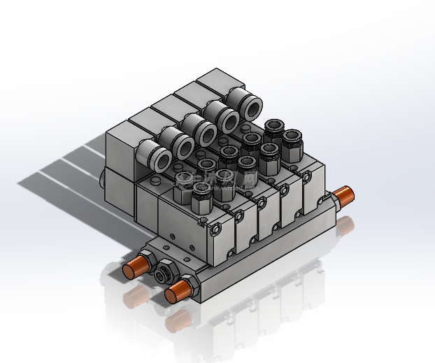电磁阀气动组件