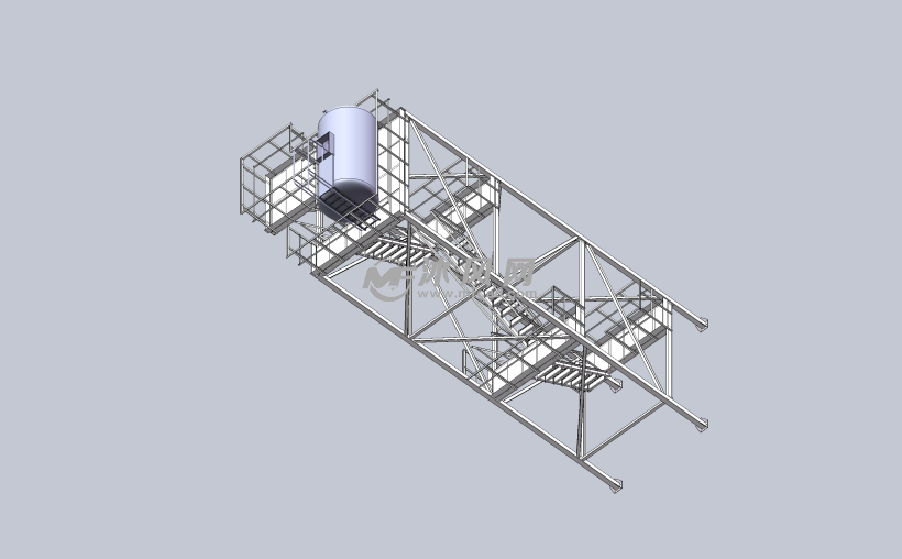 水塔架子焊接设计图图片