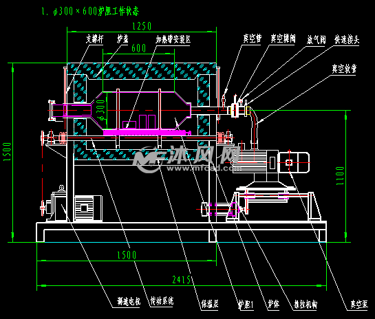 预抽真空热处理炉