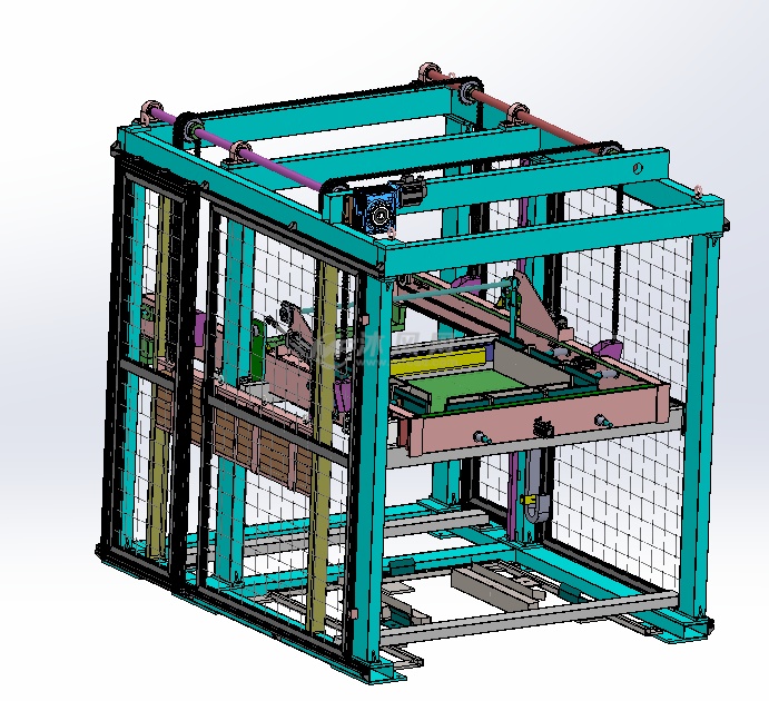平台码垛机 - 输送和提升设备图纸 - 沐风网