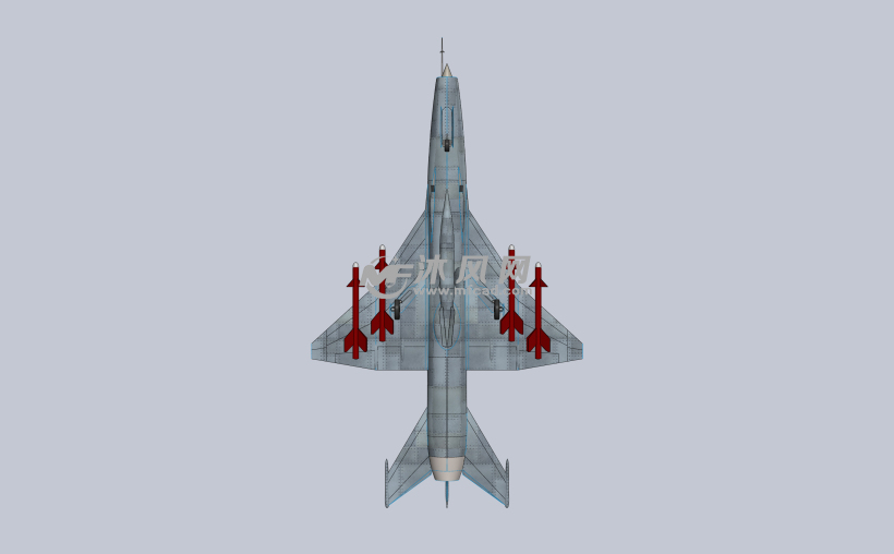 歼7mg战斗机模型