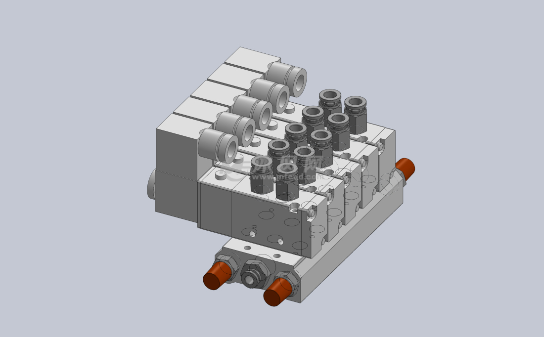 电磁阀气动组件