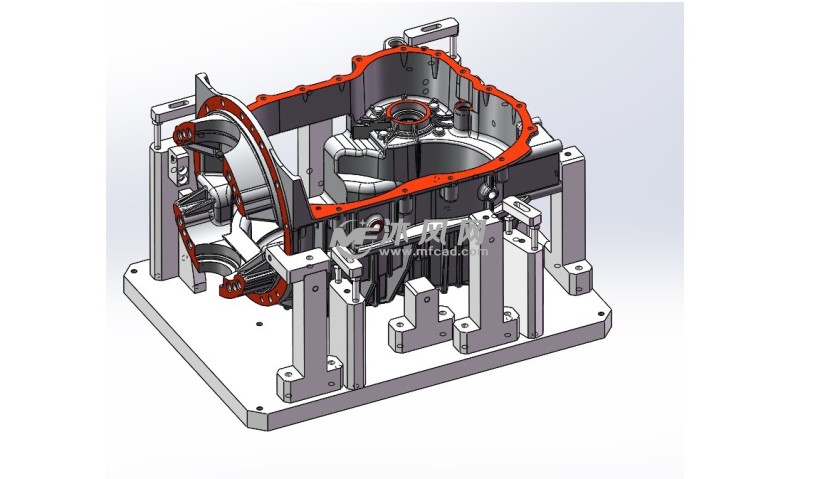 箱体卧式加工中心夹具设计