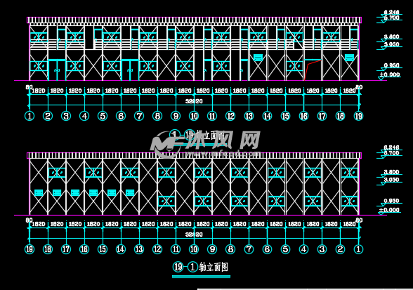 標準活動板房設計圖- 建築圖紙 - 沐風網