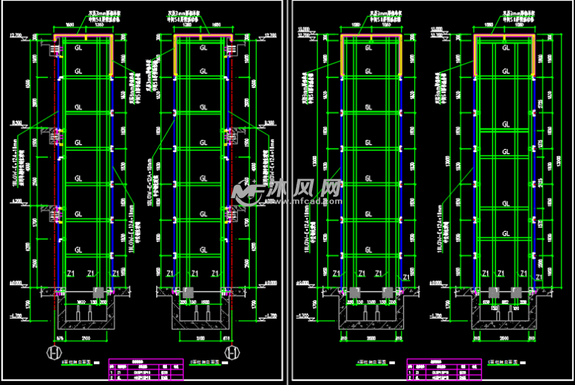 某观光电梯设计图