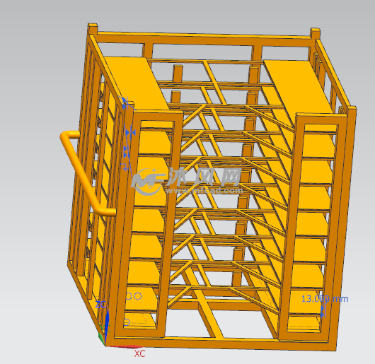 汽车天窗排序台车